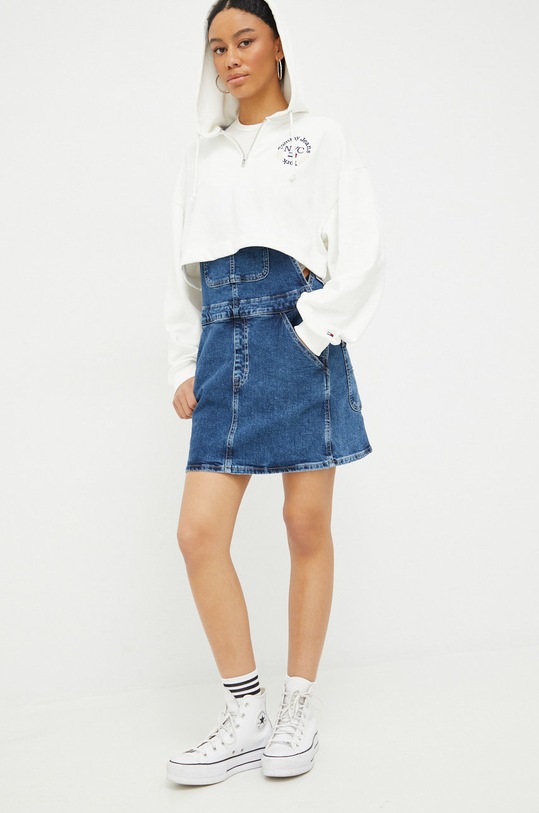 Tommy Jeans bluza DW0DW13570.9BYY alb AW22