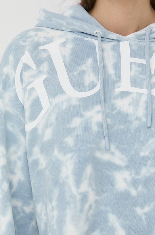 Bavlněná mikina Guess W2GQ33.K9YI1 modrá