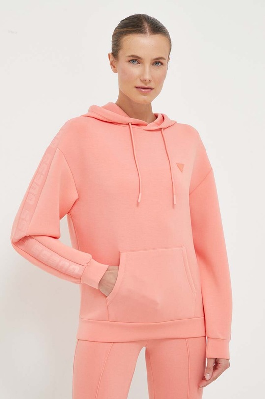 Guess bluza BRENDA pomarańczowy V2YQ18.K7UW2