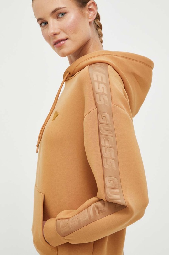 Guess bluza BRENDA brązowy V2YQ18.K7UW2