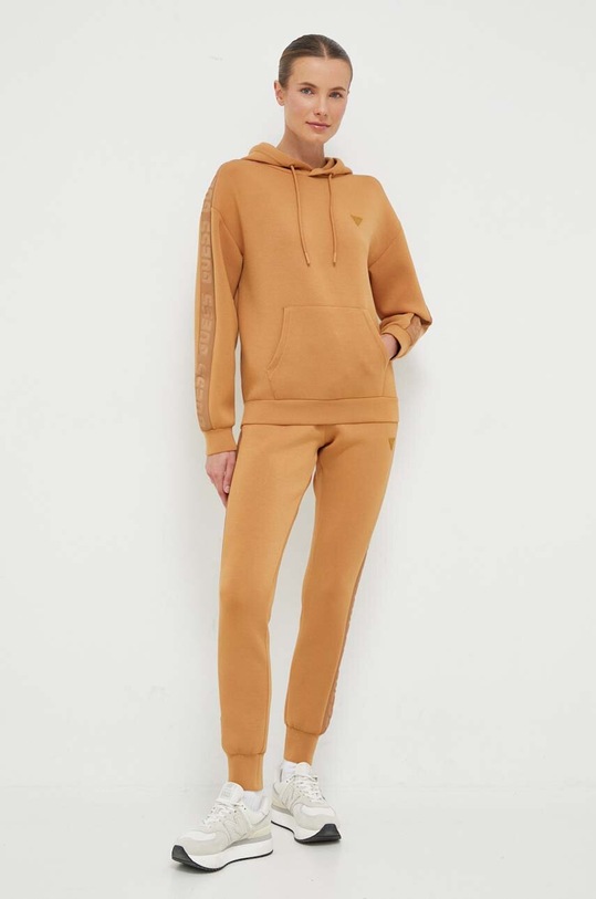 Guess bluza BRENDA V2YQ18.K7UW2 brązowy NC24