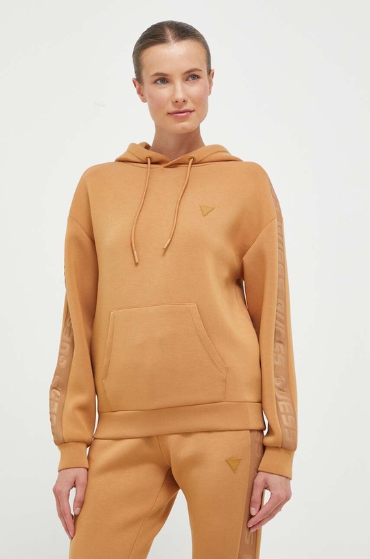 Guess bluza BRENDA brązowy V2YQ18.K7UW2