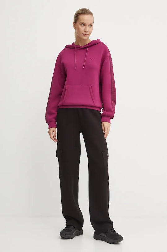 Guess bluza V2YQ18.K7UW2 bordowy NC24