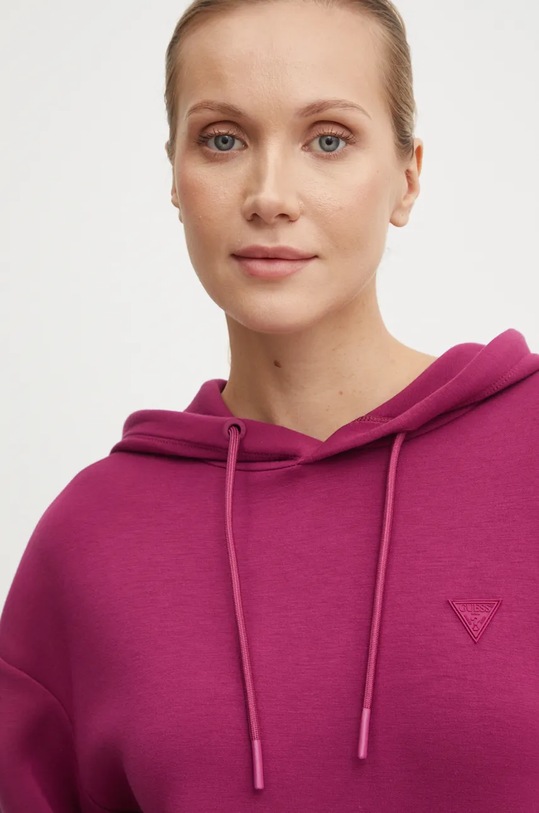 Guess bluza bordowy V2YQ18.K7UW2