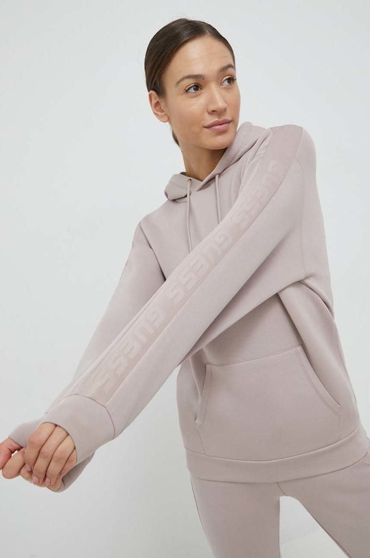 Кофта Guess гладкий фіолетовий V2YQ18.K7UW2