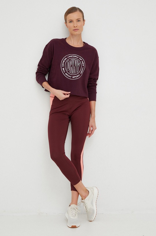 Μπλούζα DKNY DP2T9058 μωβ AW22