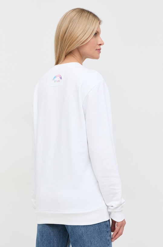 Odzież BOSS bluza bawełniana 50477836 50477836 biały