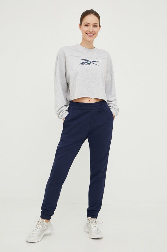 Reebok longsleeve HG3834 gri AW22
