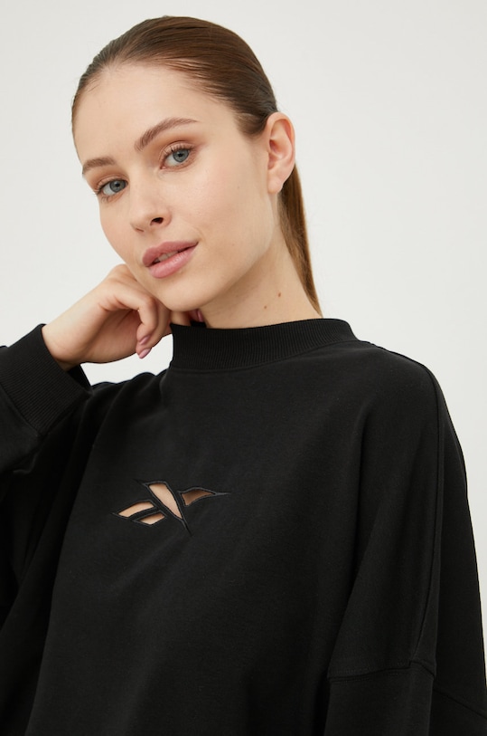 Reebok bluza dresowa Studio Vector czarny HI6178