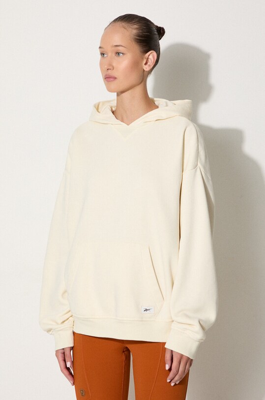 Odzież Reebok Classic bluza HH9711 beżowy