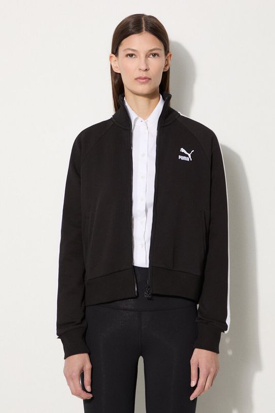 Mikina Puma Iconic T7 nášivka černá 530078