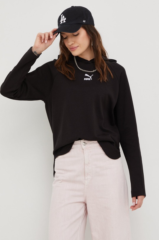 Кофта Puma з капюшоном чорний 535711