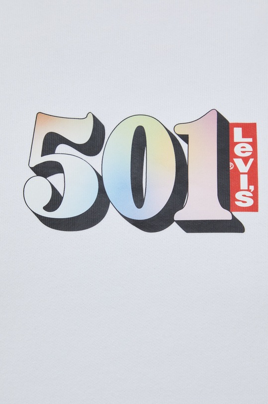 Bavlněná mikina Levi's 18686.0109 bílá