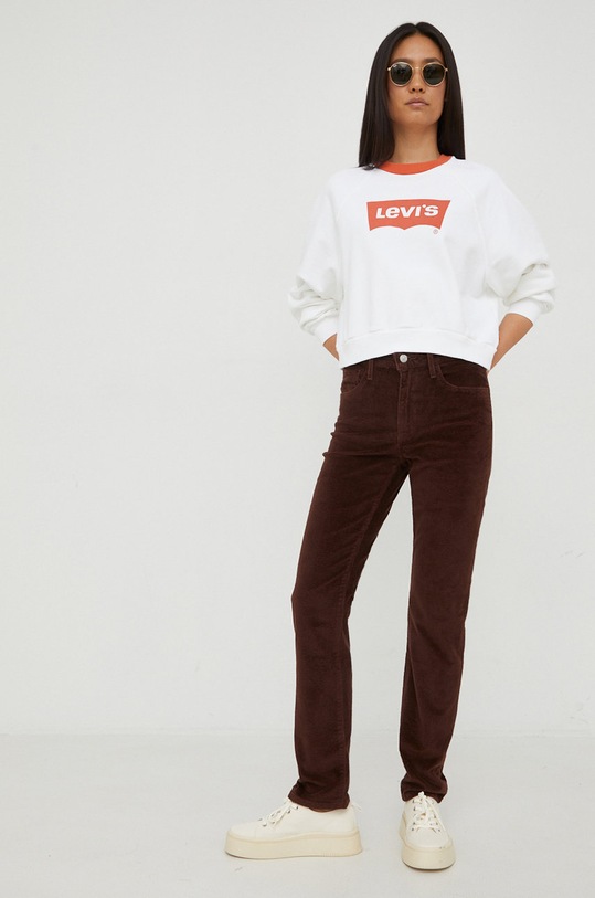 Levi's bluza bawełniana 18722.0075 beżowy AW22