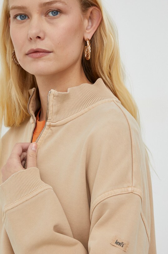 Levi's bluza bawełniana beżowy A3398.0001