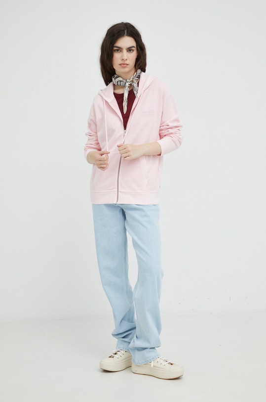 Levi's bluza bawełniana A3568.0002 różowy AW22