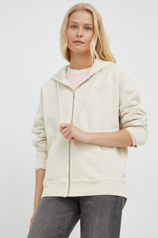 Levi's bluza bawełniana bawełna beżowy A3568.0003