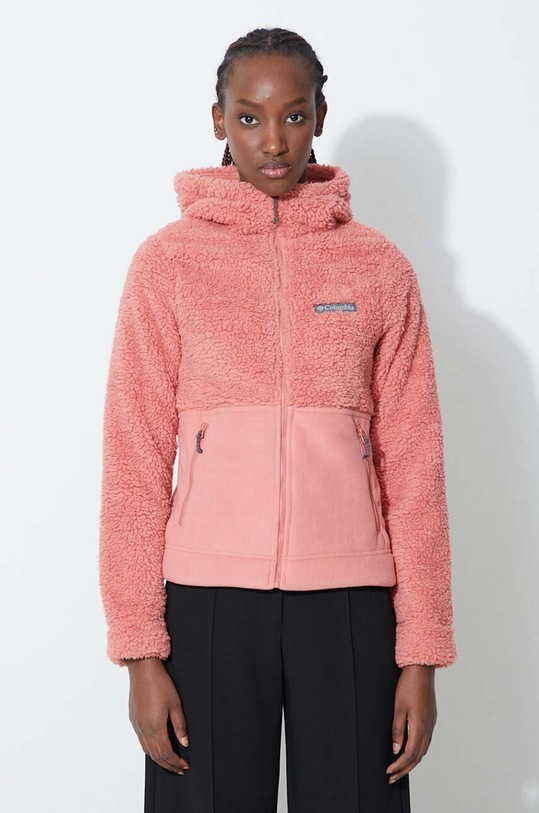 Columbia bluza sportowa Winter Pass Sherpa Hoode wzorzyste różowy 2013293