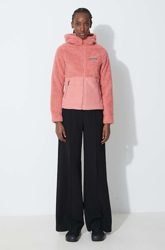 Columbia bluza sportowa Winter Pass Sherpa Hoode 2013293 różowy AW23