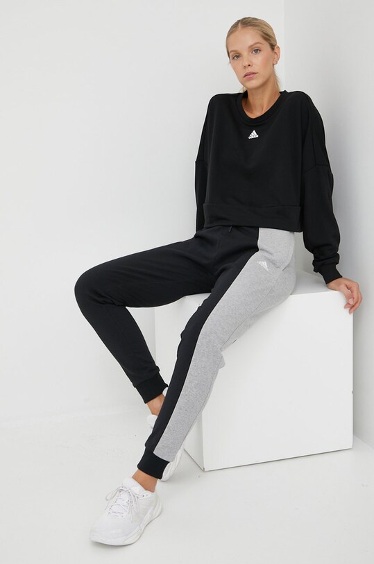 Tréninková mikina adidas Studio HD8938 černá AW22