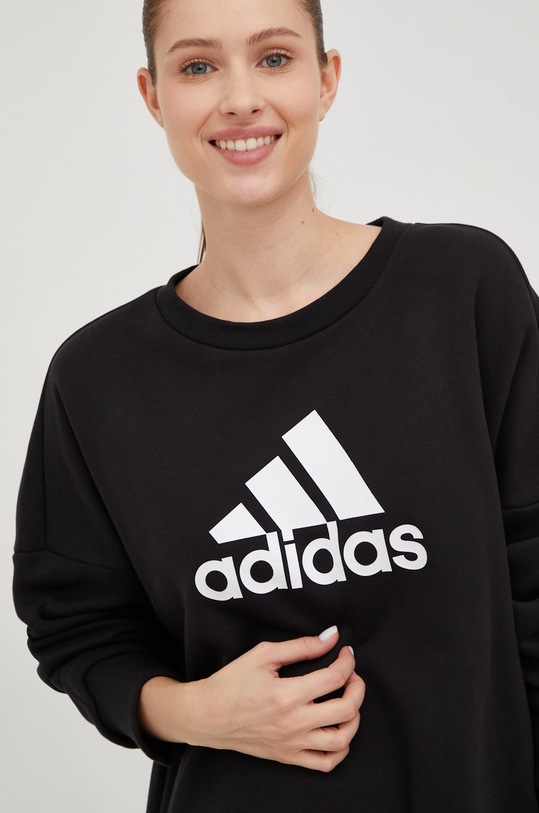 Бавовняна кофта adidas Performance чорний HI3671