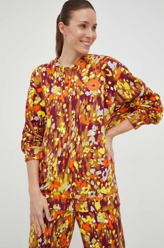 adidas by Stella McCartney bluză trening cu modele multicolor HI6067