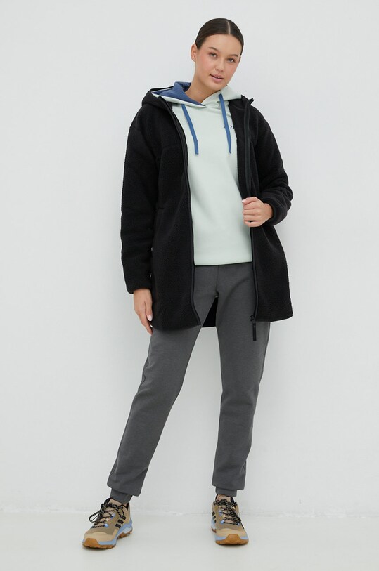Tepláková mikina adidas TERREX HI3630 zelená AW22