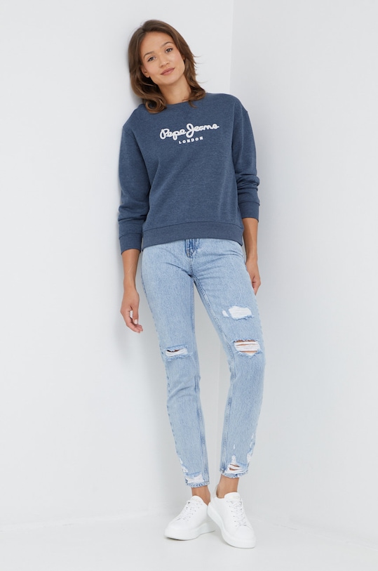 Mikina Pepe Jeans PL581256.594 modrá AW22