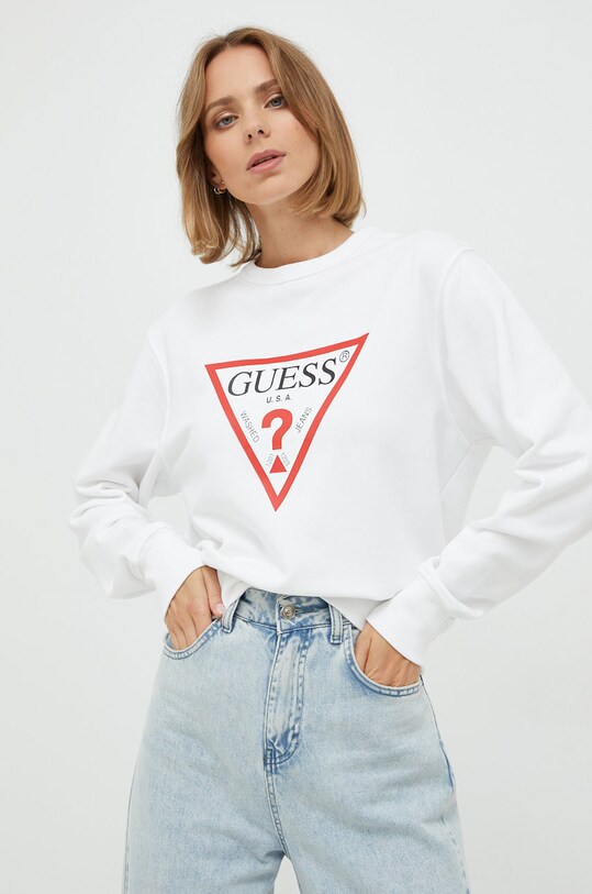 Guess felső nyomtatásos fehér W2YQ16.KBA10