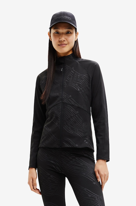 Mikina Desigual bez kapuce černá 22WWSK19