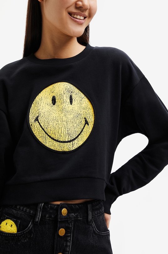 Desigual bluza 22WWSK35 czarny AW22