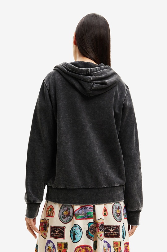 Desigual bluza bawełniana szary 22WWSK56