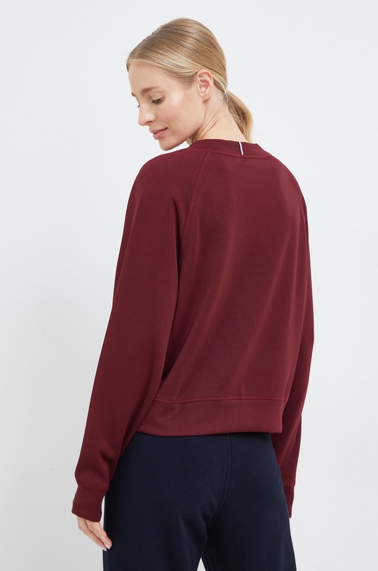 Odzież Tommy Hilfiger bluza S10S101461.9BYY bordowy