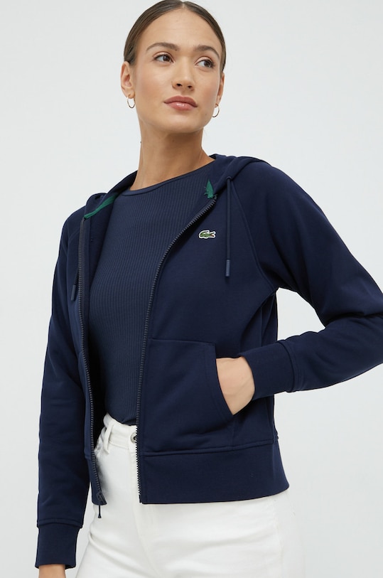 Lacoste bluza z kapturem granatowy SF9213