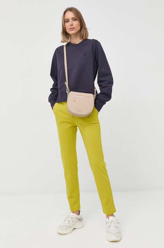 Mikina Trussardi 56F00216.1T006039 tmavomodrá AW22