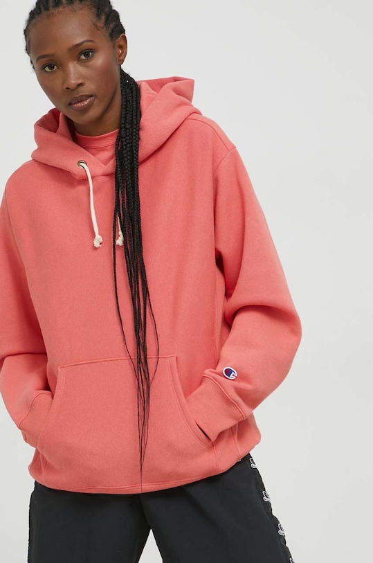 Μπλούζα Champion με κουκούλα πορτοκαλί 115699