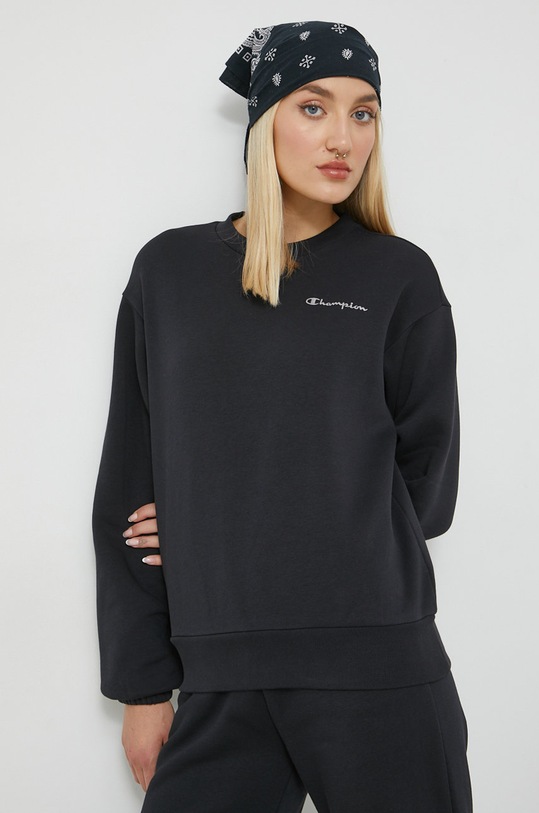 Champion bluza aplikacja czarny 115666