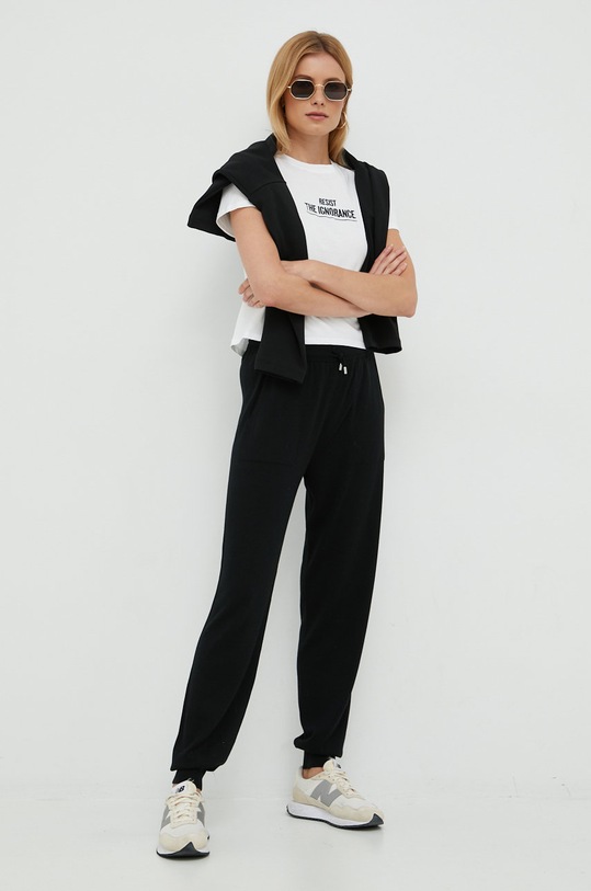 Sisley bluza 3IPRL102E.100 czarny AW22