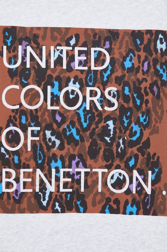 United Colors of Benetton bluza bawełniana 3J68D101R.917 szary