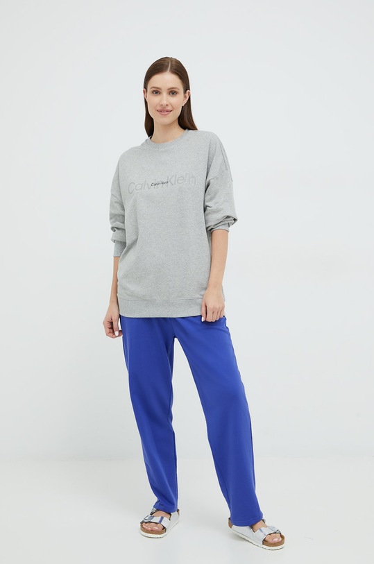 Calvin Klein Underwear longsleeve piżamowy szary 000QS6881E.9BYY