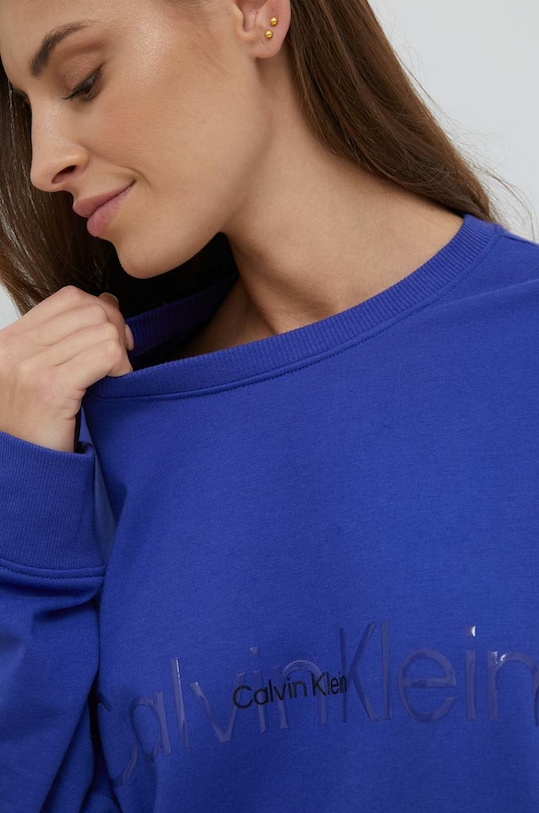 Odzież Calvin Klein Underwear longsleeve piżamowy 000QS6881E.9BYY niebieski