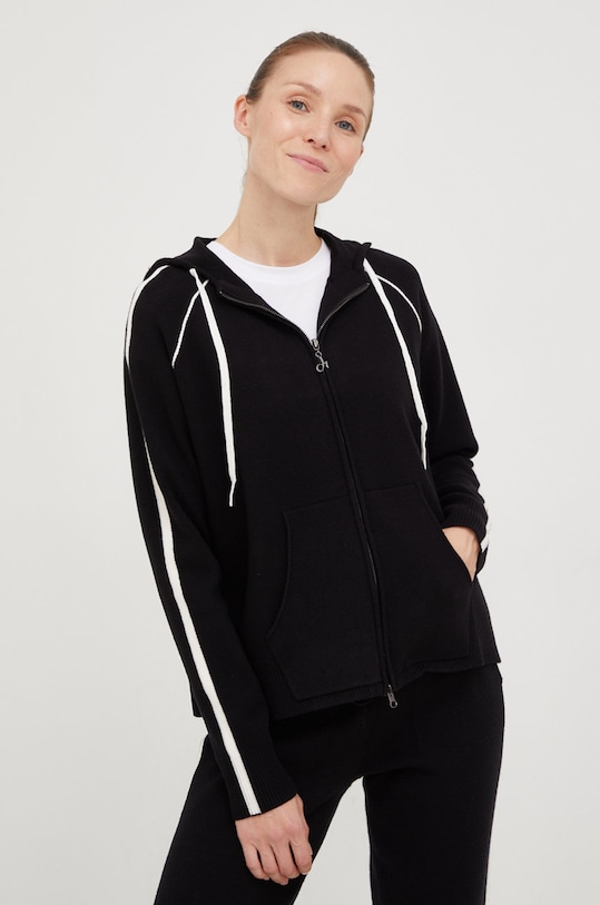 Kardigan Deha propínací černá D73842.10009