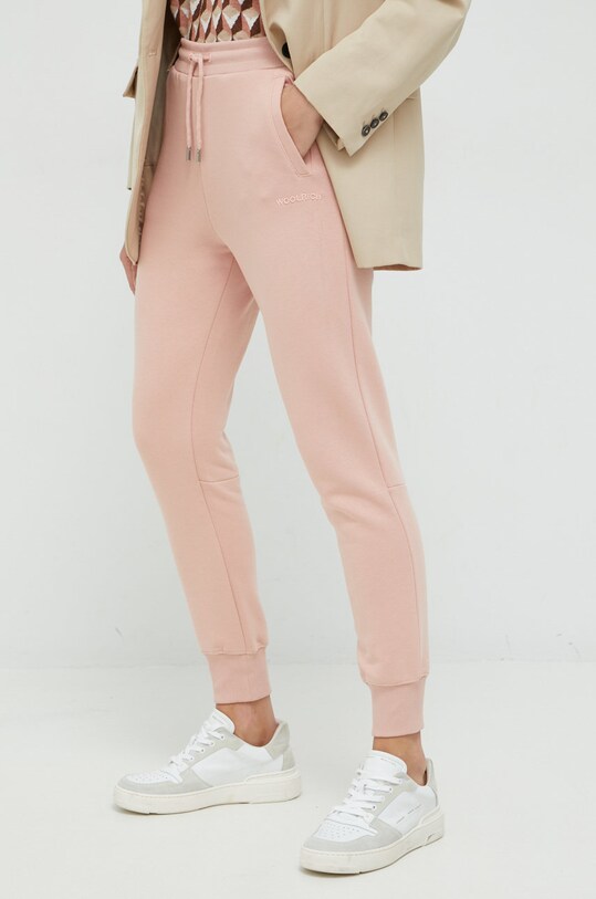 Спортивні штани Woolrich трикотаж рожевий CFWWTR0125FRUT3164
