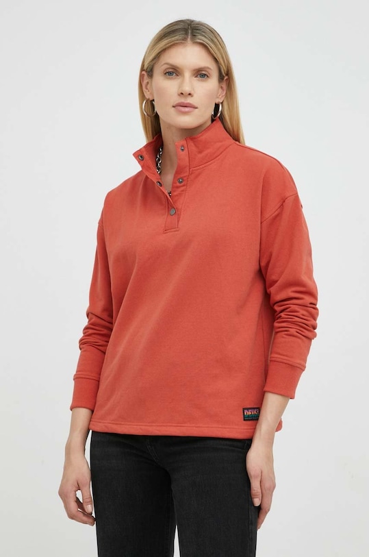 Dukserica Deus Ex Machina bez uzorka crvena DLF226557