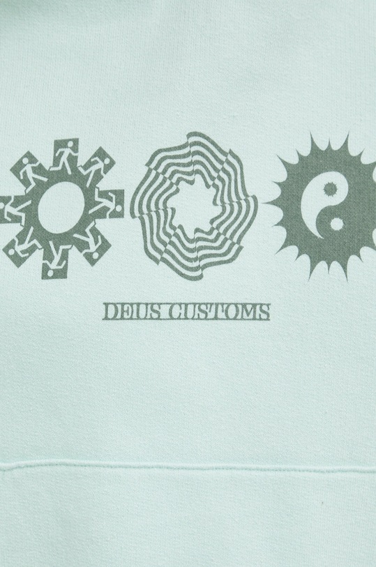 Deus Ex Machina bluza bawełniana DLF228546 turkusowy