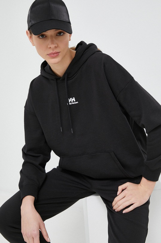 Helly Hansen bluza z kapturem czarny 53782