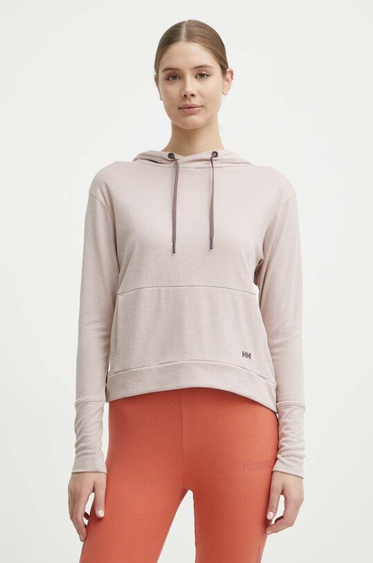 Спортивна кофта Helly Hansen Lifa Tech з капюшоном рожевий 48530