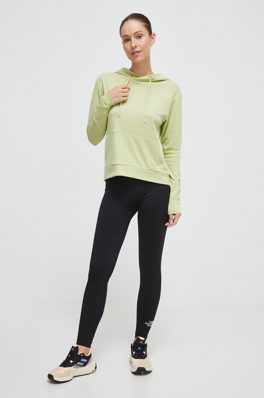 Helly Hansen bluza sportowa Lifa Tech 48530 zielony SS25