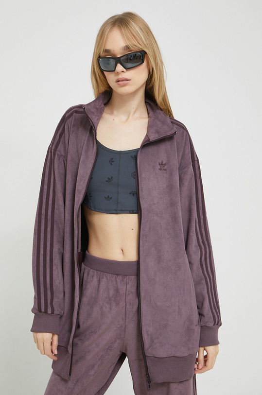 Adidas Originals bluza imprimeu violet HM1688