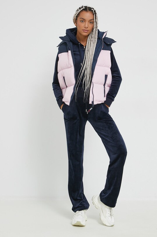 Μπλούζα Juicy Couture σκούρο μπλε JCAP176.131